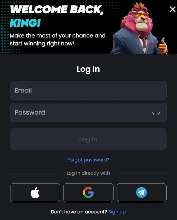 Tip-Top Casino login